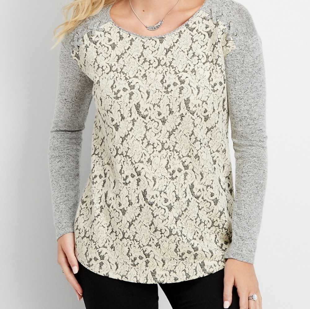 Lace up tee